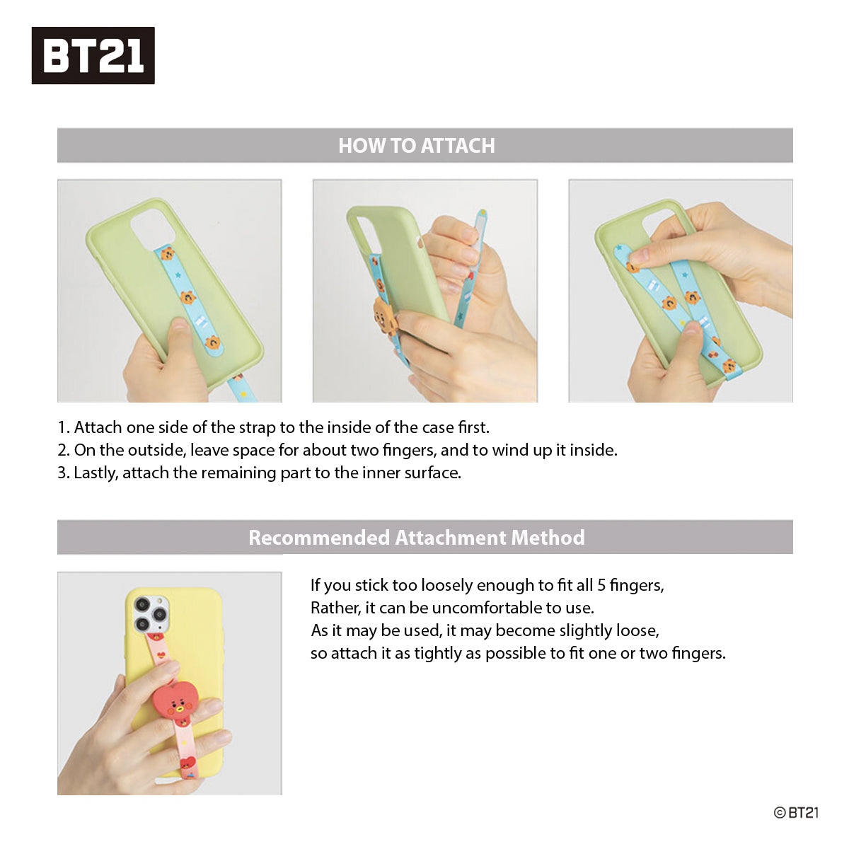 BT21 Baby Figure Strap