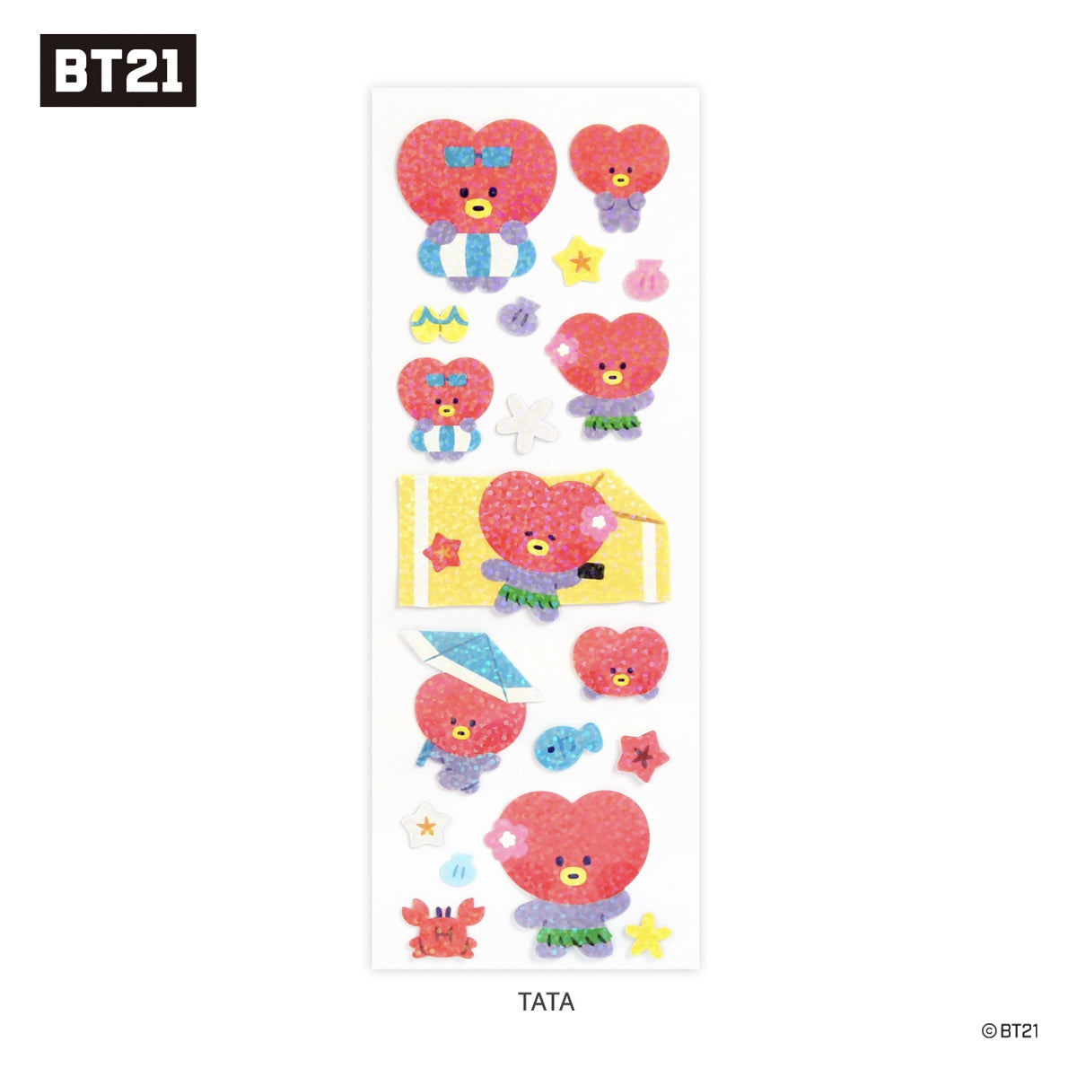 BT21 Hologram Sticker-Summer Sky