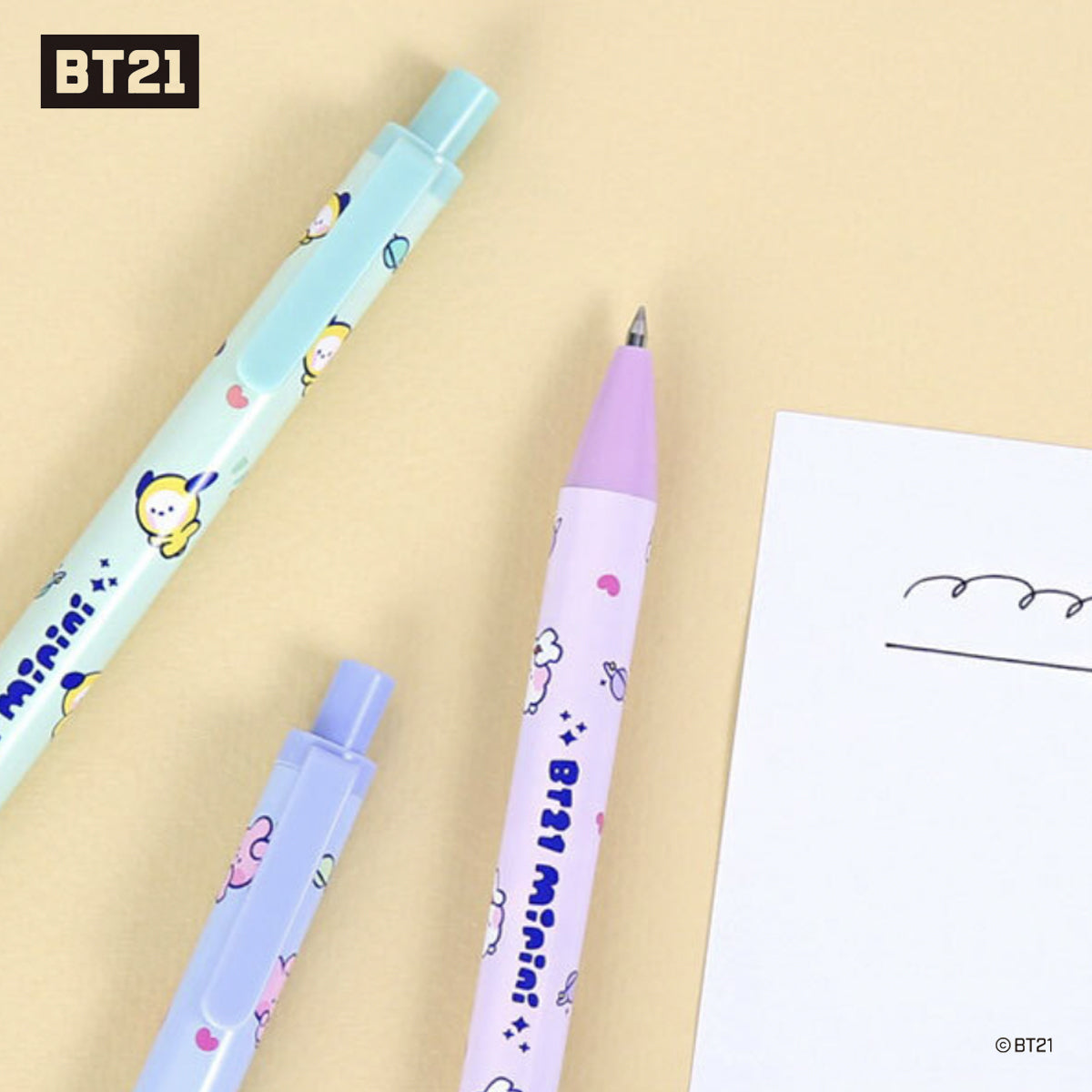 BT21 MININI GEL INK BALL PEN