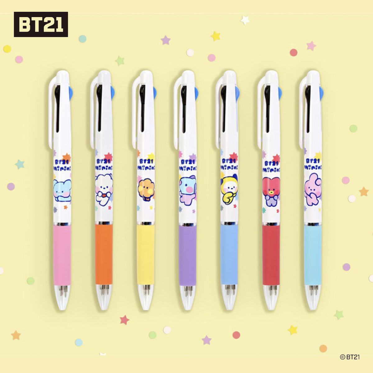 BT21 Minini 3 Colour Pen