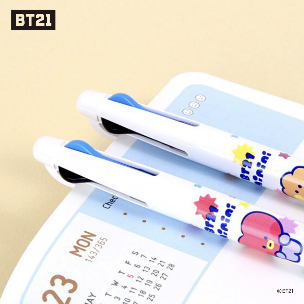 BT21 Minini 3 Colour Pen