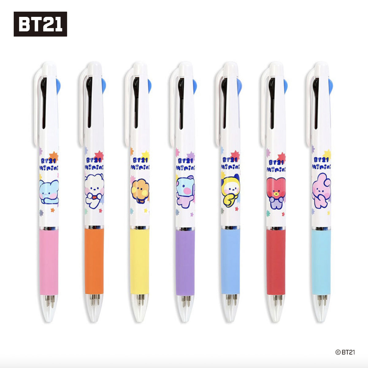 BT21 Minini 3 Colour Pen