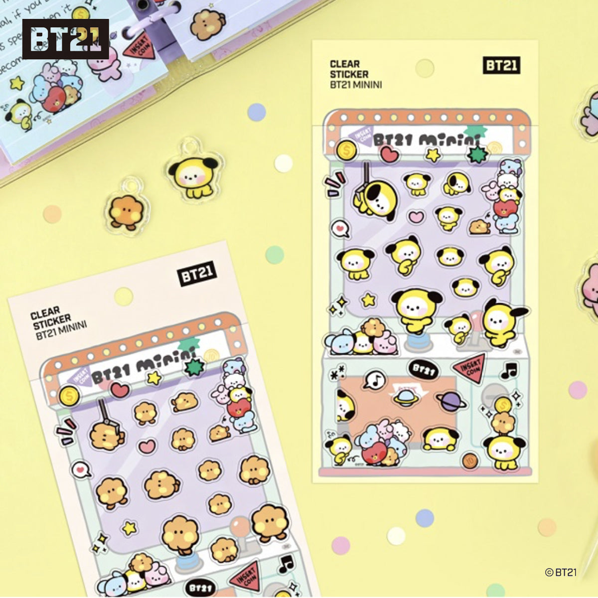 BT21 Minini Clear Sticker