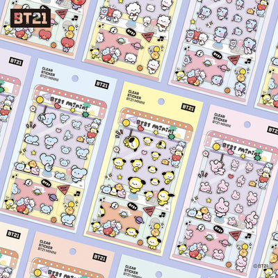 BT21 Minini Clear Sticker