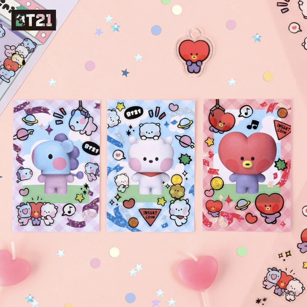 BT21 Minini Clear Sticker