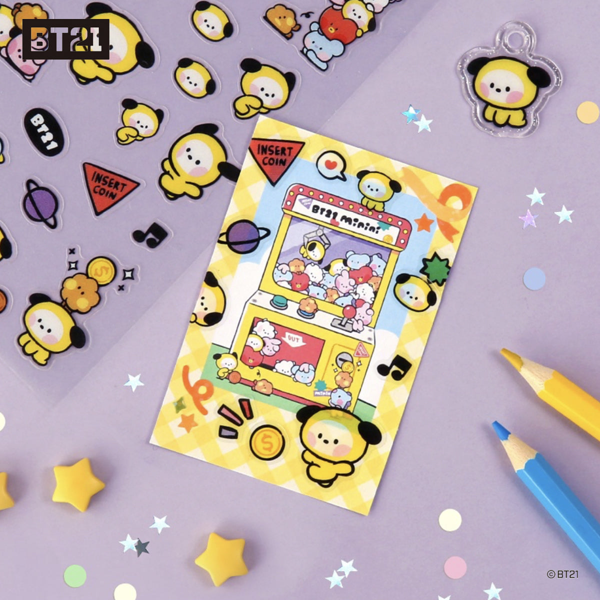 BT21 Minini Clear Sticker