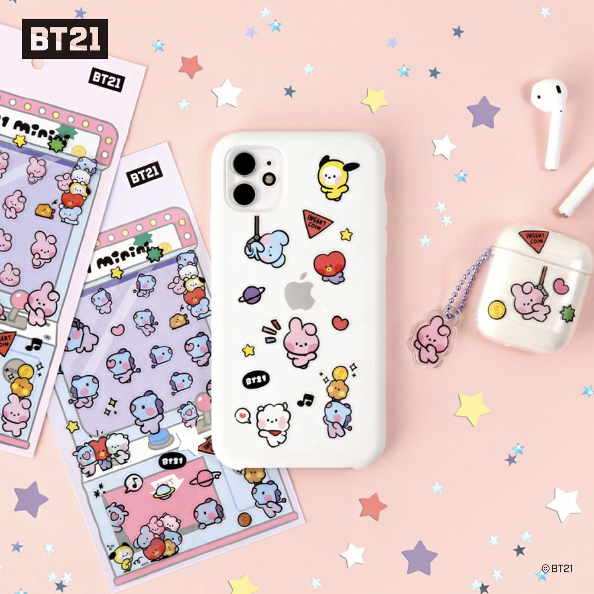 BT21 Minini Clear Sticker