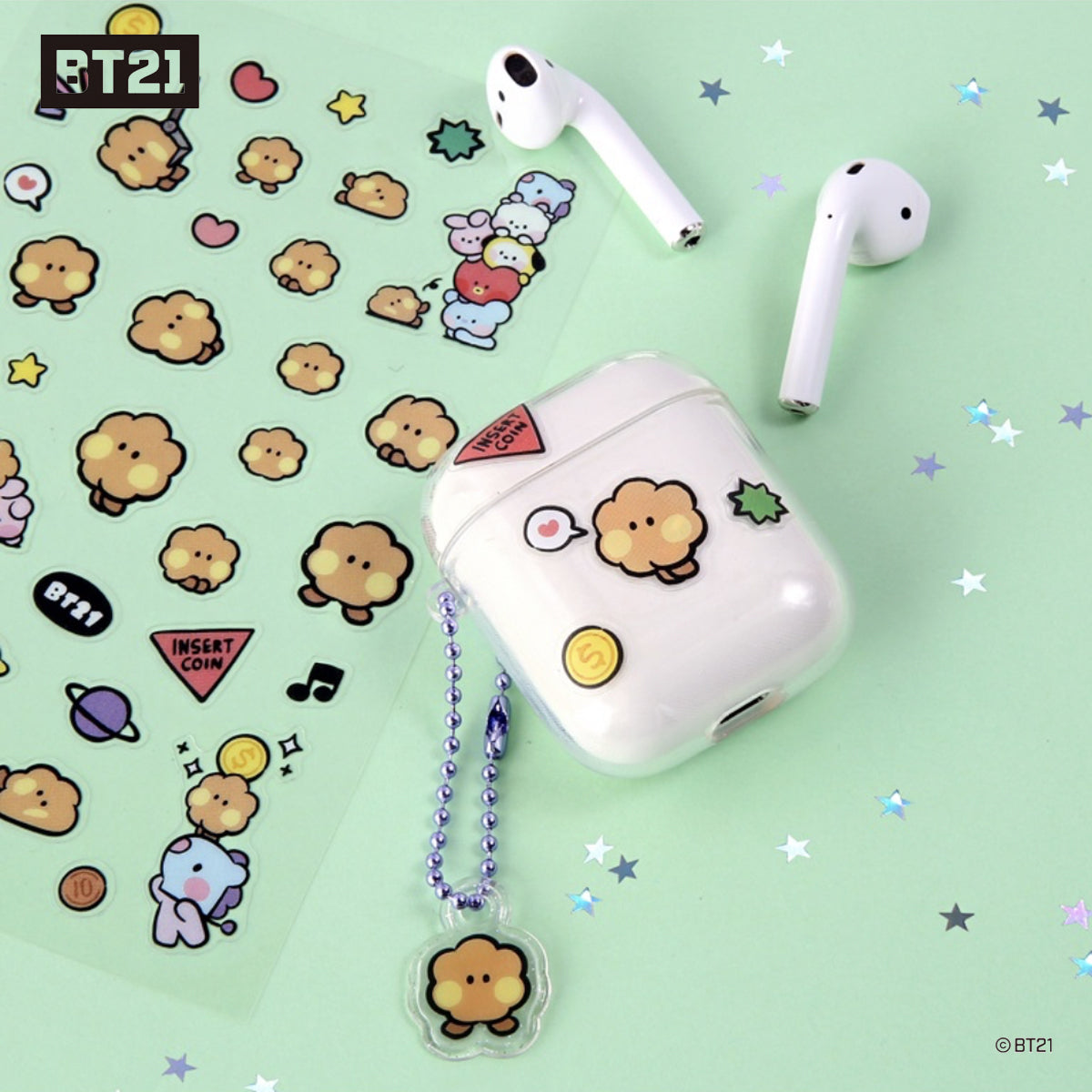 BT21 Minini Clear Sticker