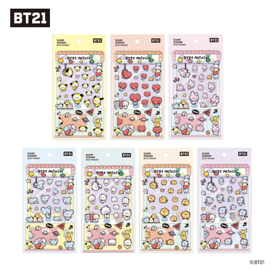 BT21 Minini Clear Sticker