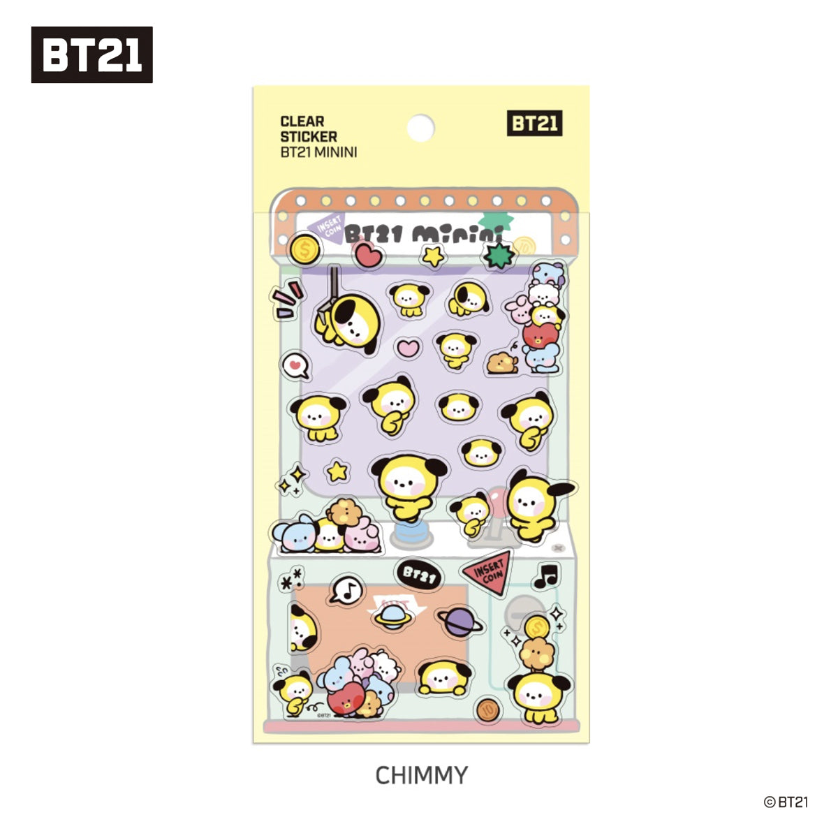 BT21 Minini Clear Sticker