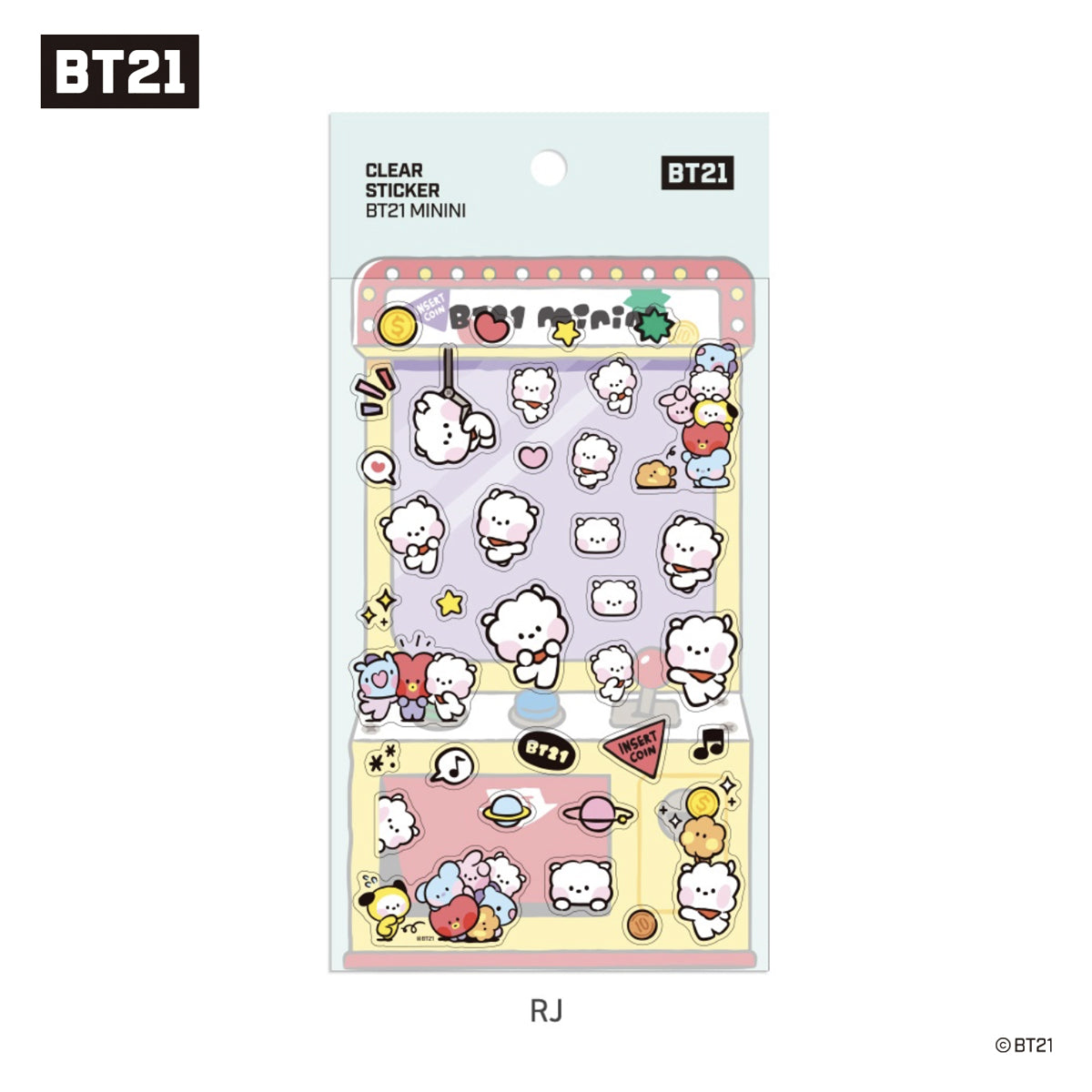 BT21 Minini Clear Sticker