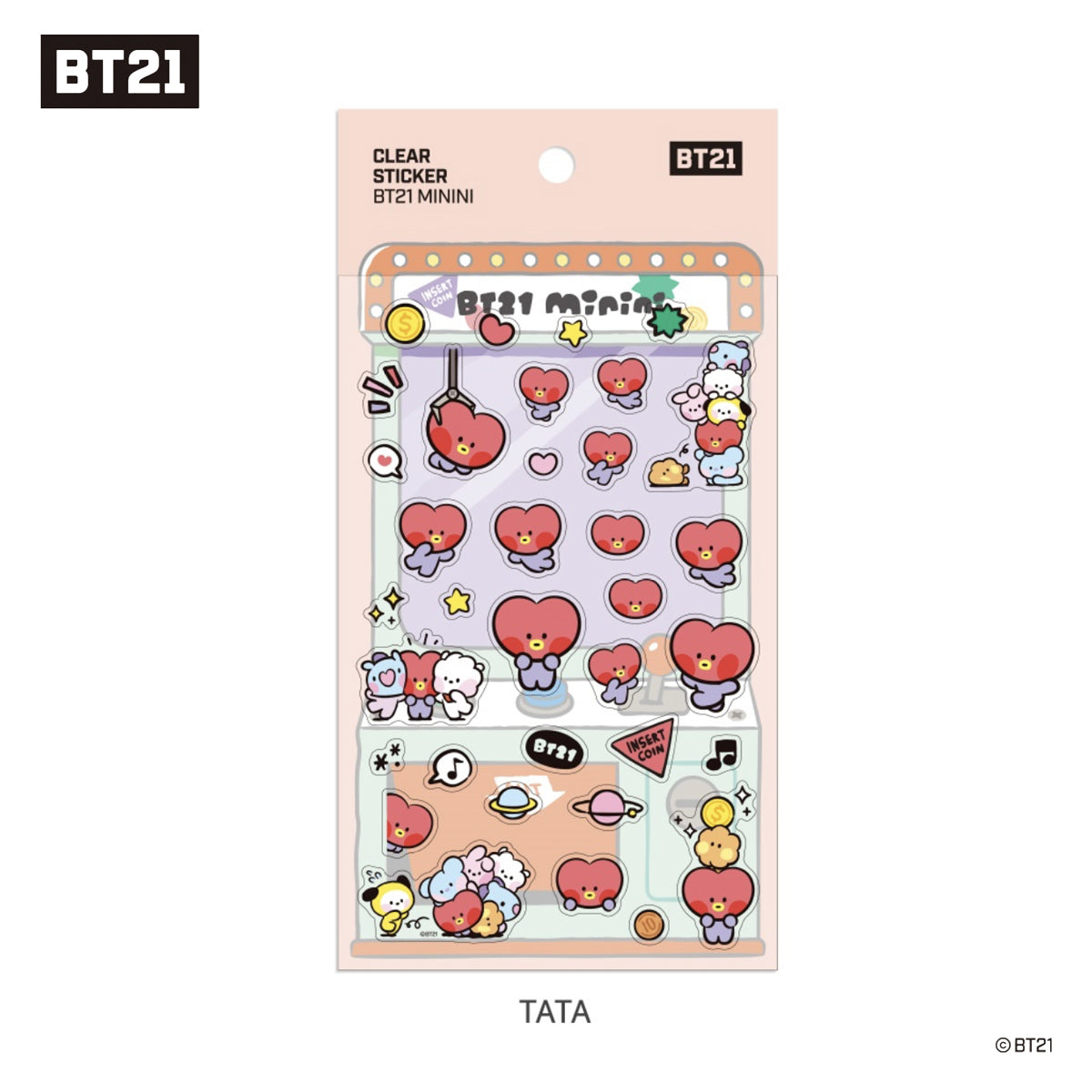 BT21 Minini Clear Sticker