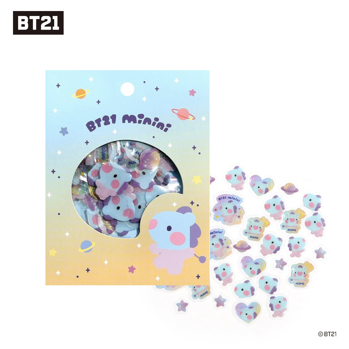 BT21 Minini Flake Sticker