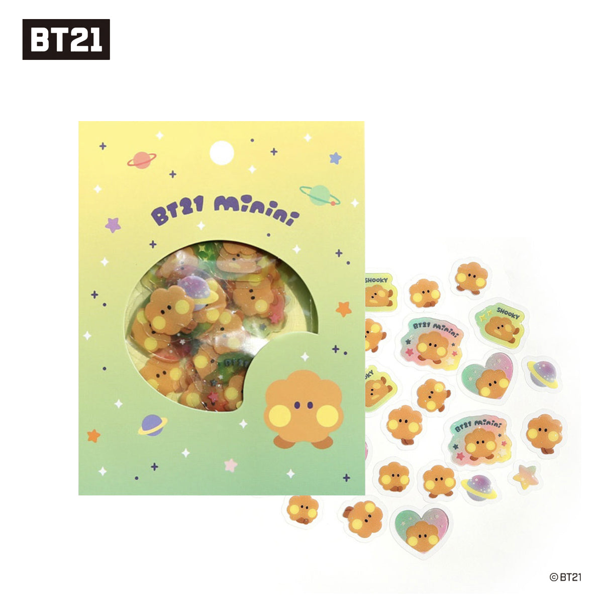 BT21 Minini Flake Sticker