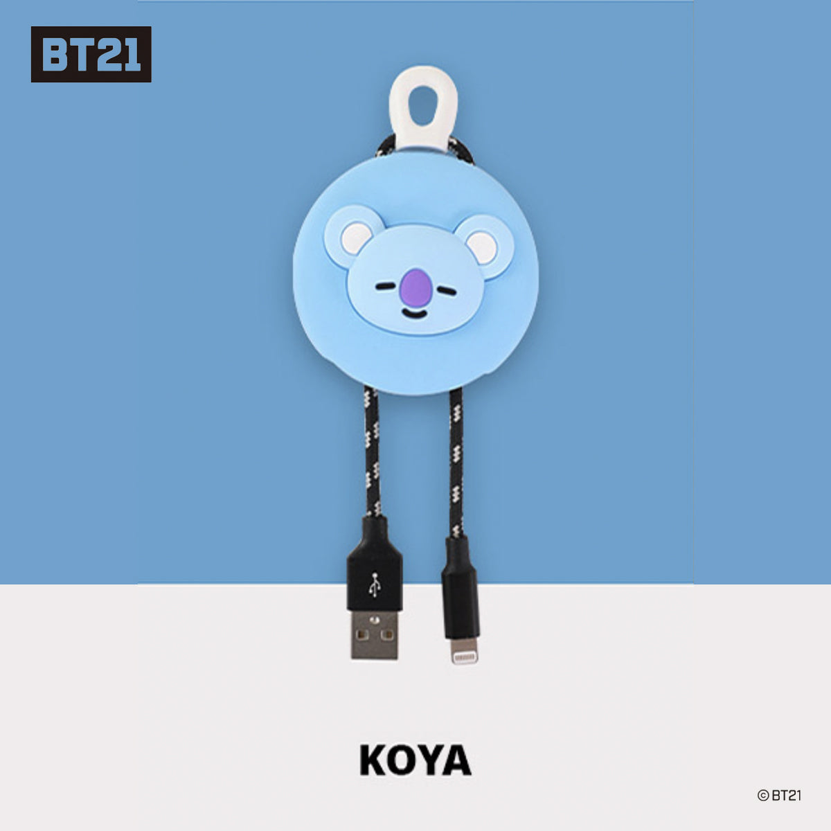 BT21 Minini Keyring Cable for iPhone