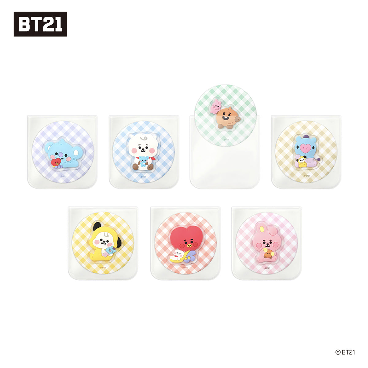 BT21 Minini Pouch Mirror (£2.0 Discount!)