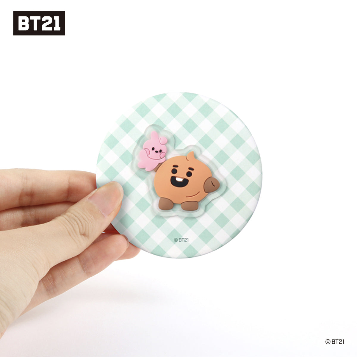 BT21 Minini Pouch Mirror (£2.0 Discount!)