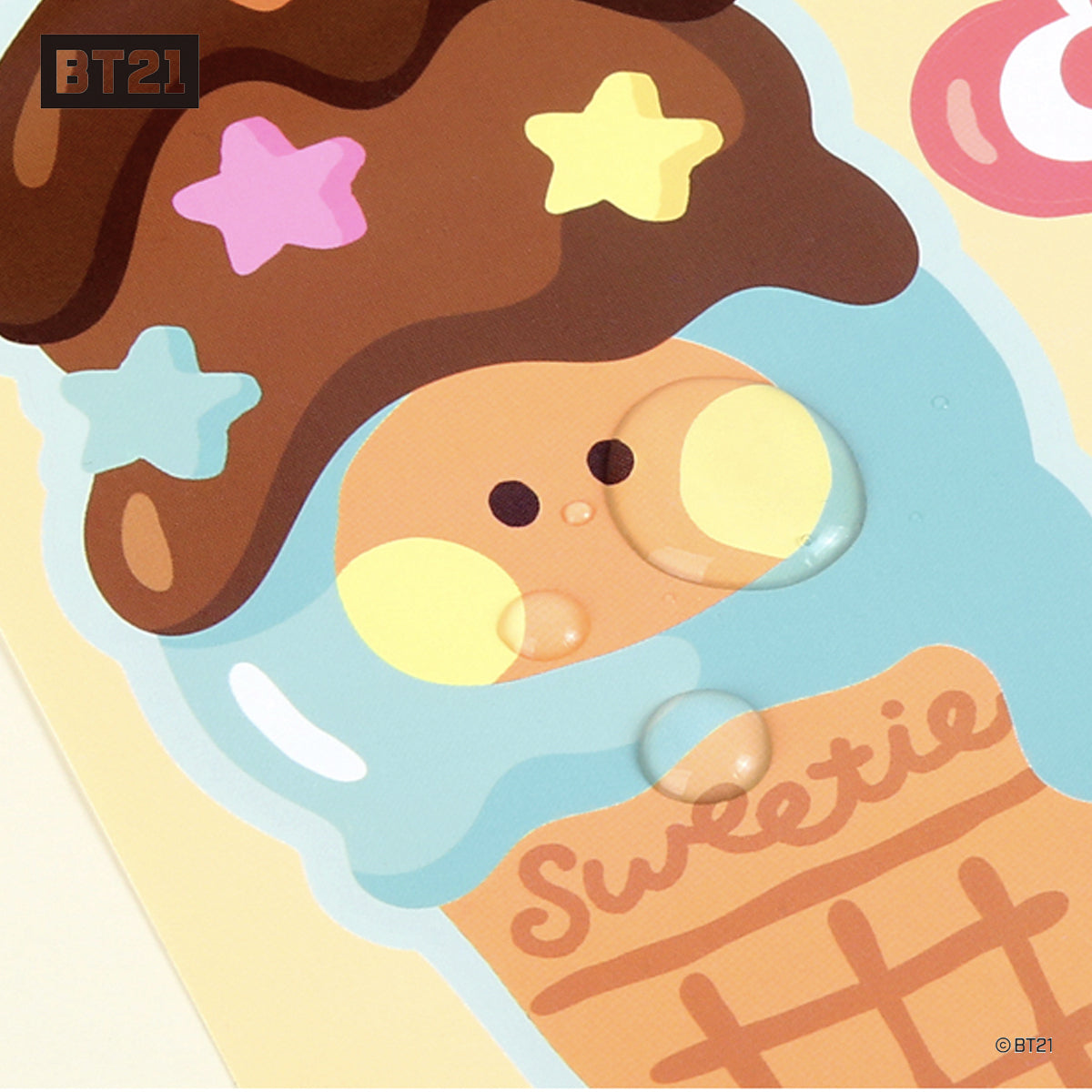 BT21 Minini Removable Sweetie Sticker