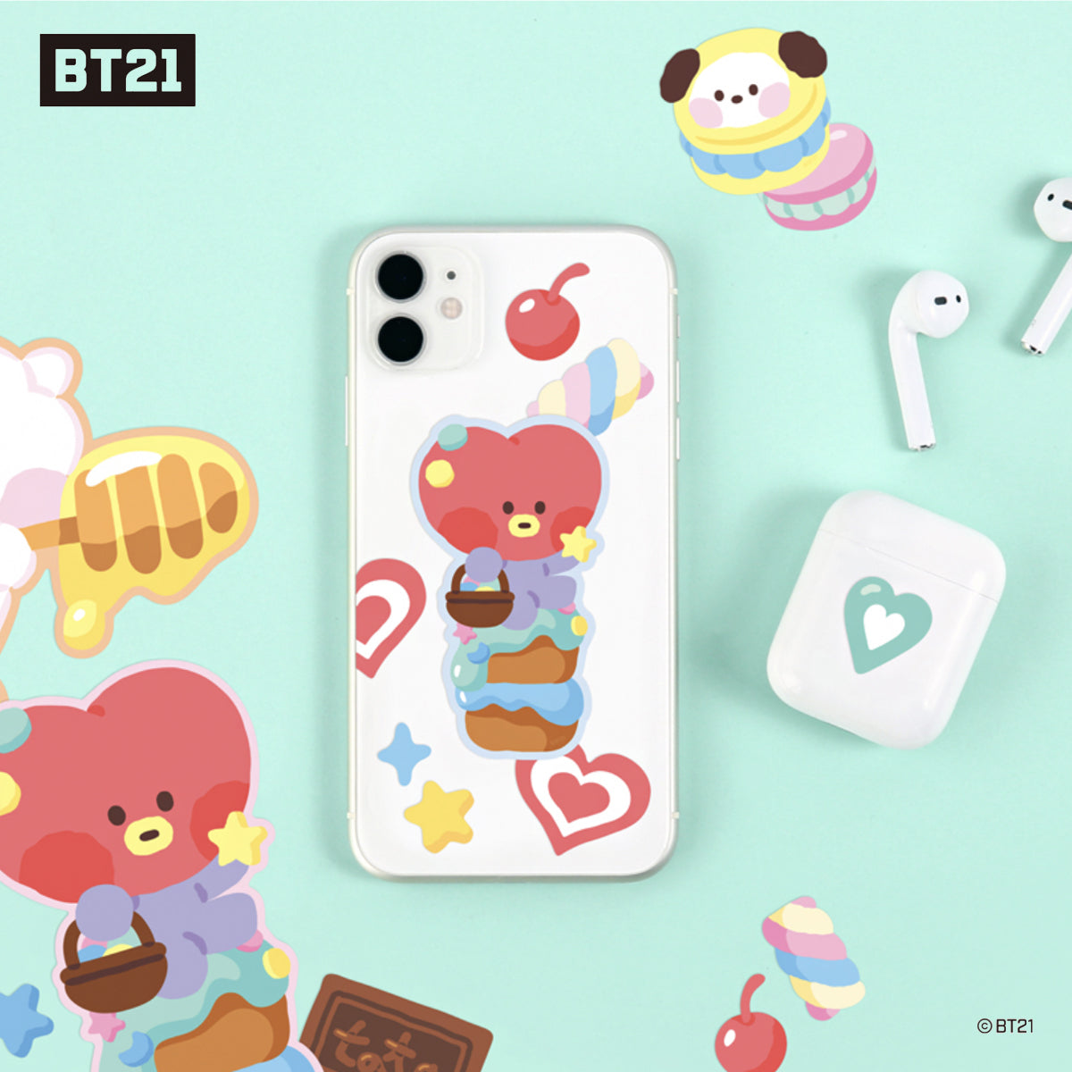 BT21 Minini Removable Sweetie Sticker