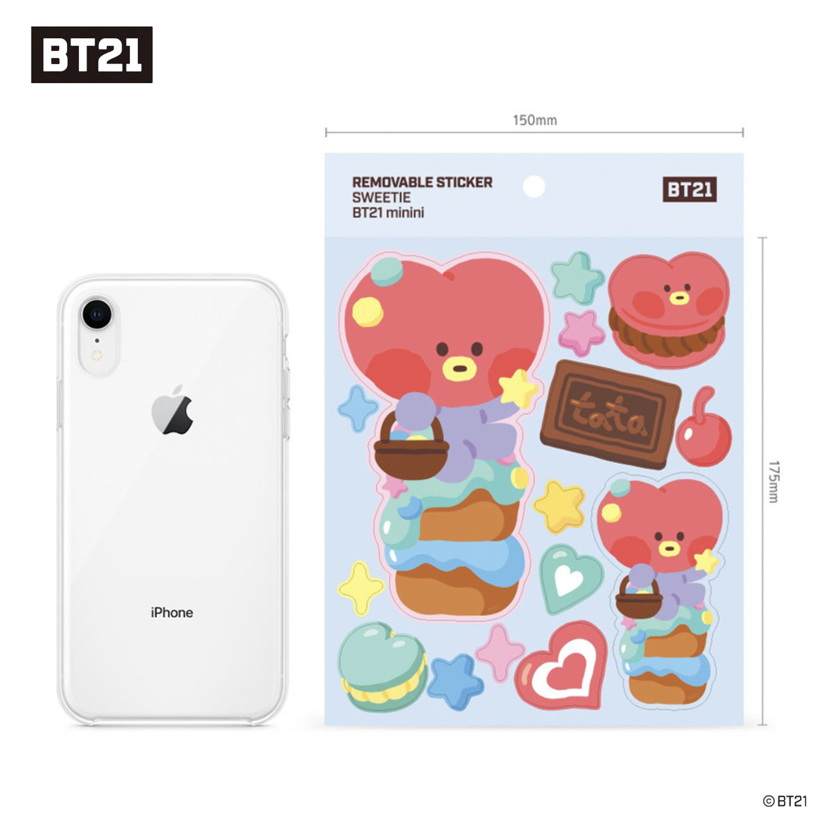 BT21 Minini Removable Sweetie Sticker