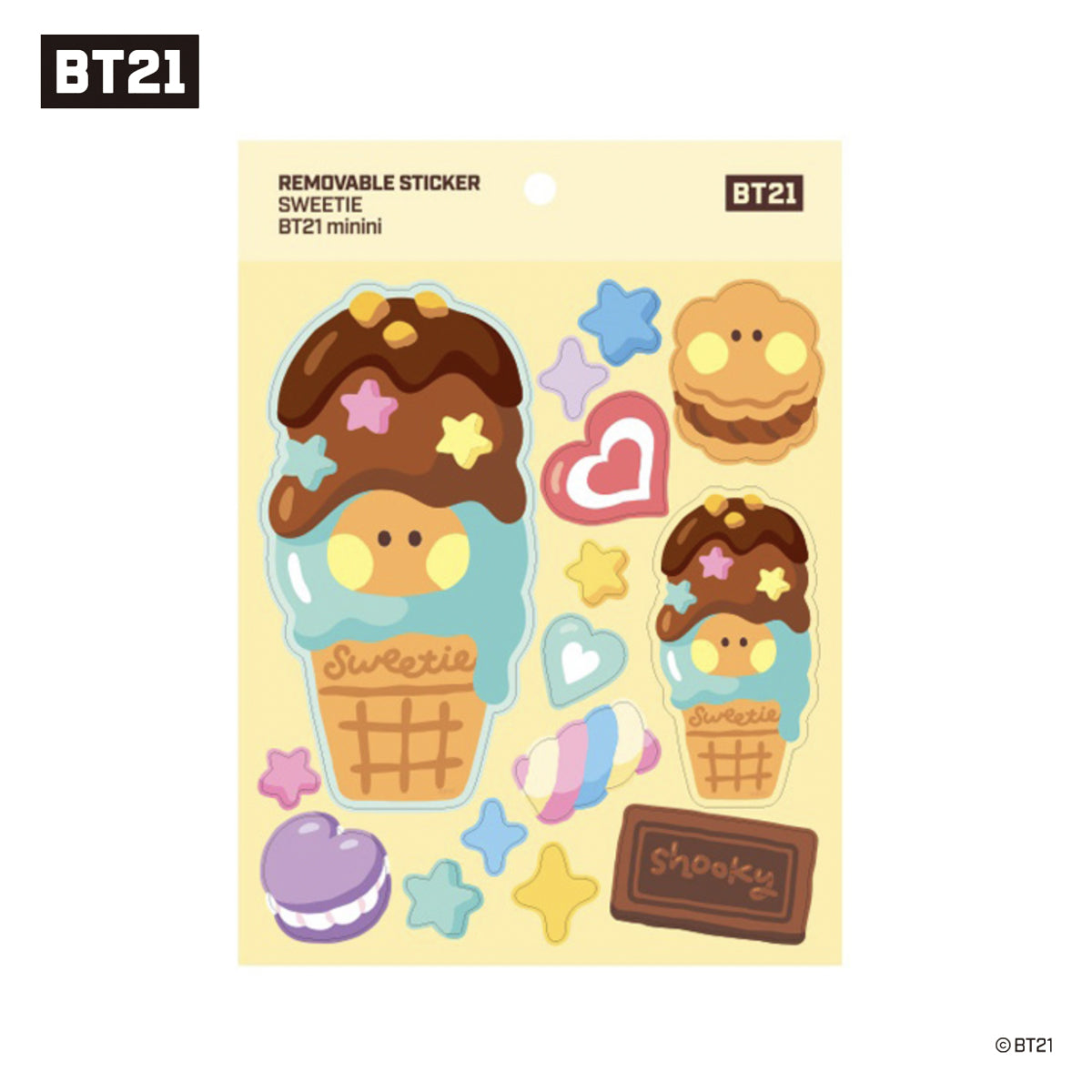 BT21 Minini Removable Sweetie Sticker