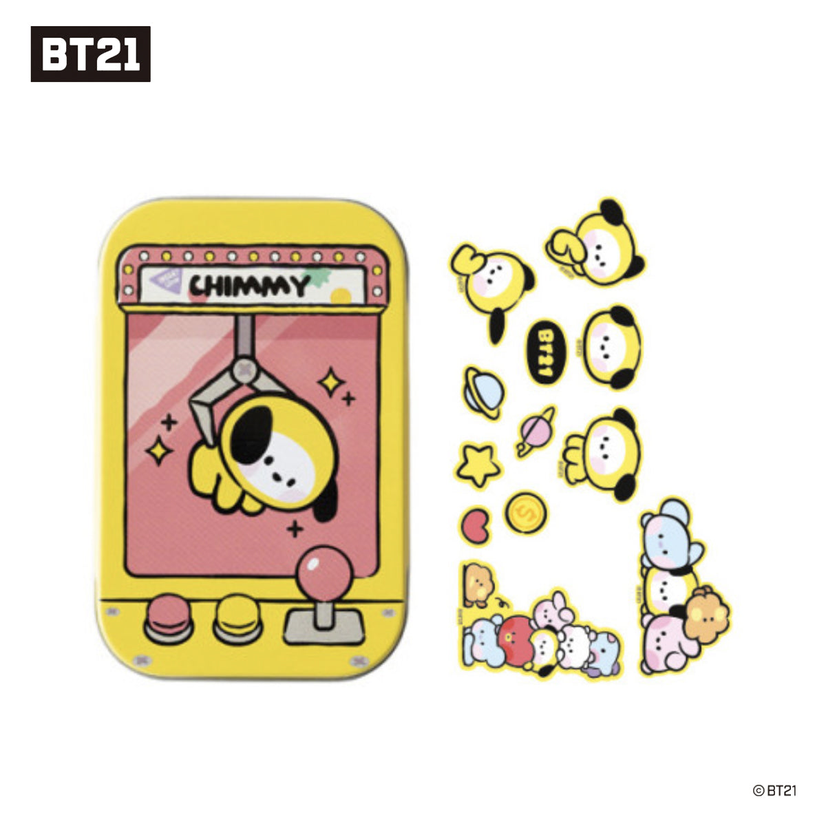 BT21 MININI TIN CASE + STICKER SET