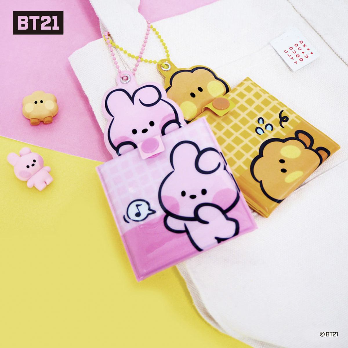 BT21 Minini Mirror Key Ring