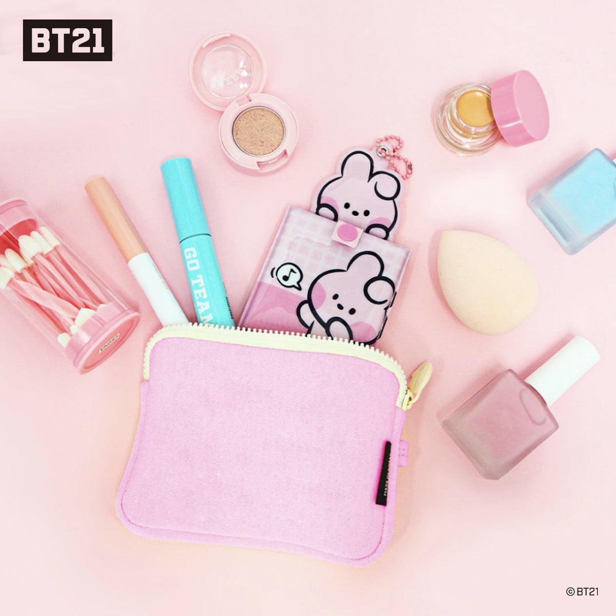 BT21 Minini Mirror Key Ring