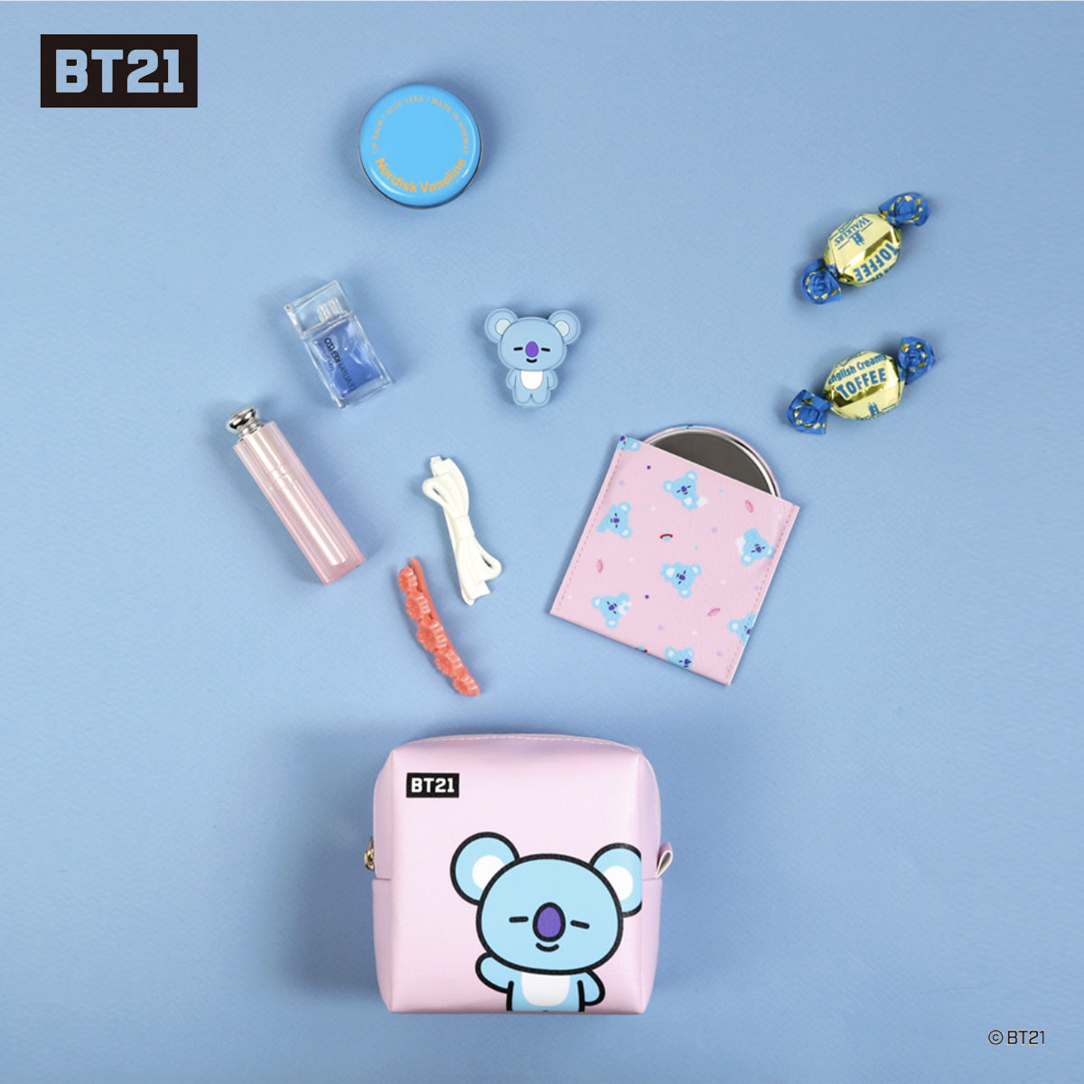 BT21 PU Pouch