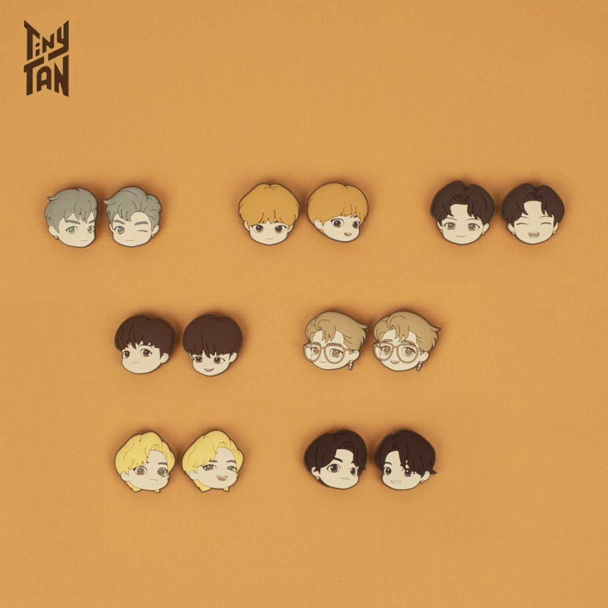 BTS TinyTAN Dynamite Rubber Pin Badge