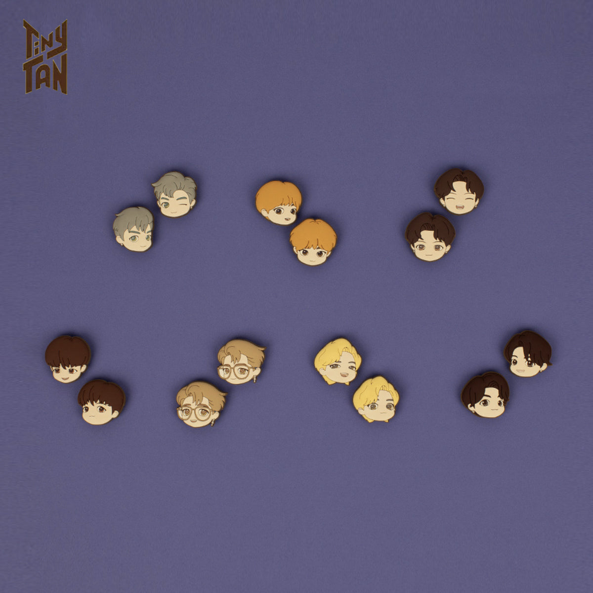 BTS TinyTAN Dynamite Rubber Pin Badge