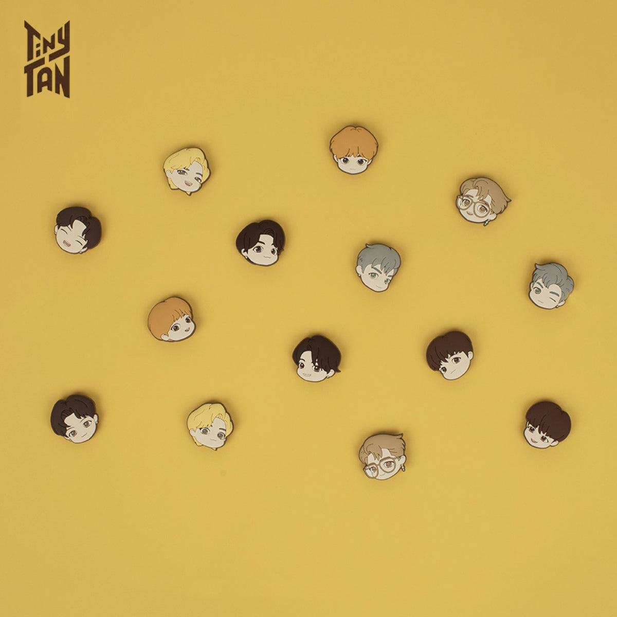 BTS TinyTAN Dynamite Rubber Pin Badge