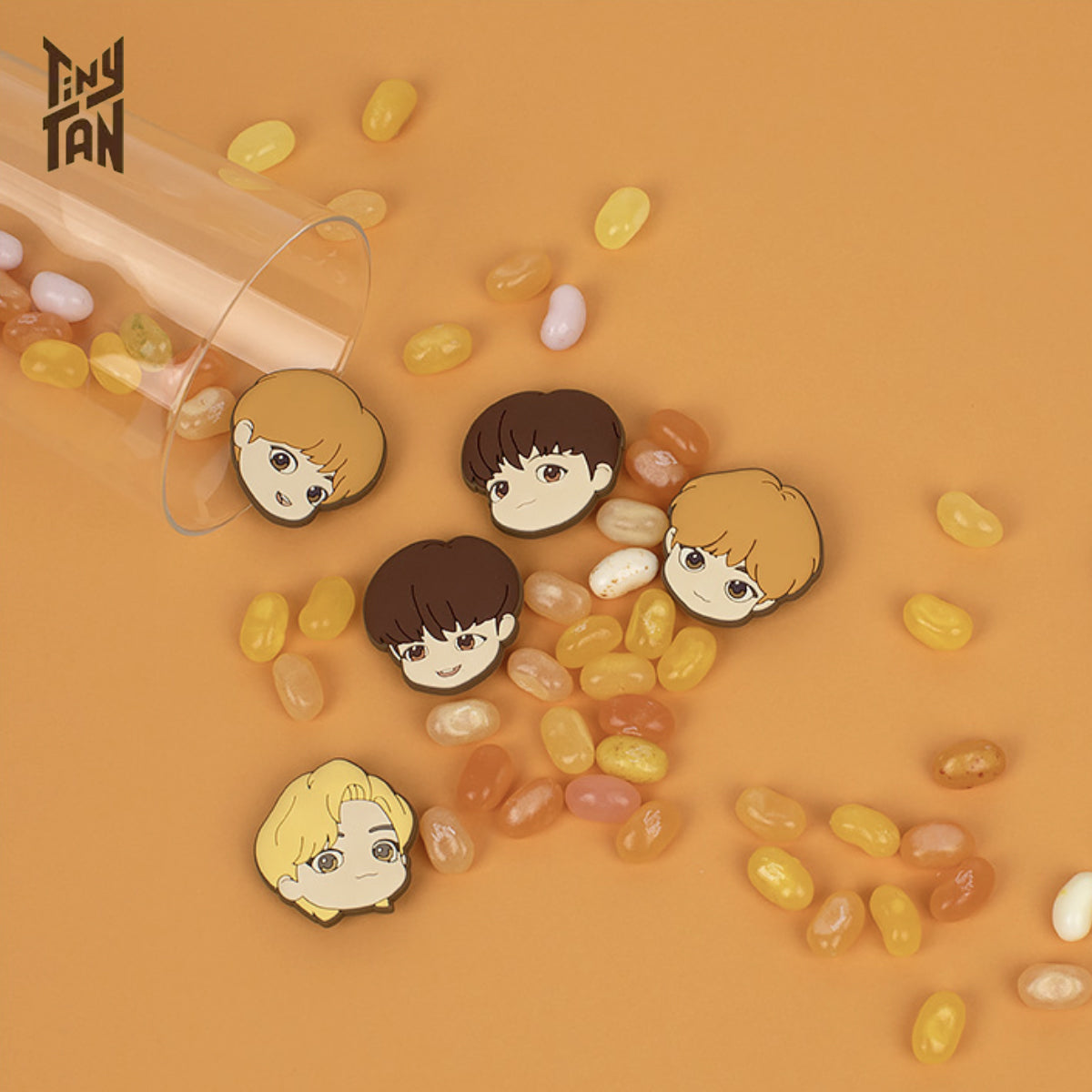 BTS TinyTAN Dynamite Rubber Pin Badge